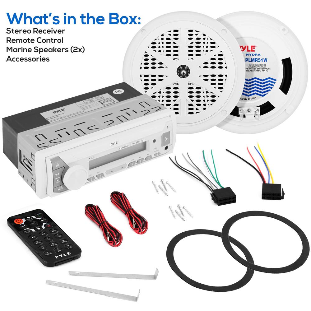 product image number 9 for Pyle Marine Bluetooth Cd/Mp3 Radio Receiver &