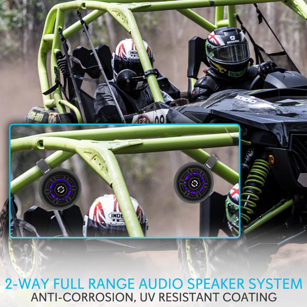 product image number 5 for Pyle 4” Waterproof Rated Led Tower Speakers 1