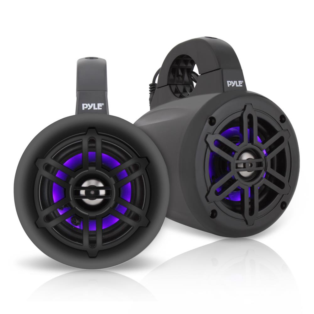 product image number 1 for Pyle 4” Waterproof Rated Led Tower Speakers 1