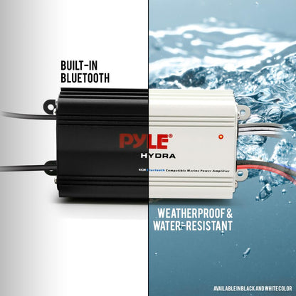 Marine Amplifier 200W Bluetooth Waterproof White