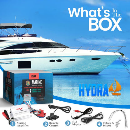 2-Ch. Waterproof Rated Marine Amplifier