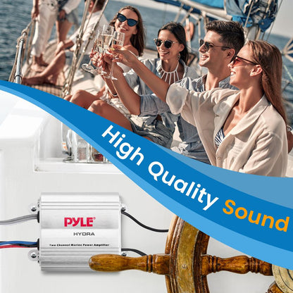 2-Ch. Waterproof Rated Marine Amplifier