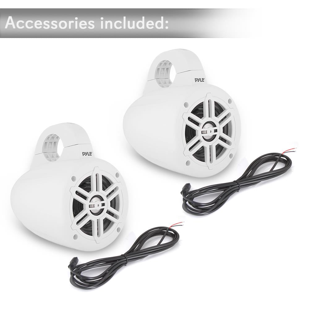 product image number 7 for Pyle 4‚Äù Waterproof Rated Tower Speakers