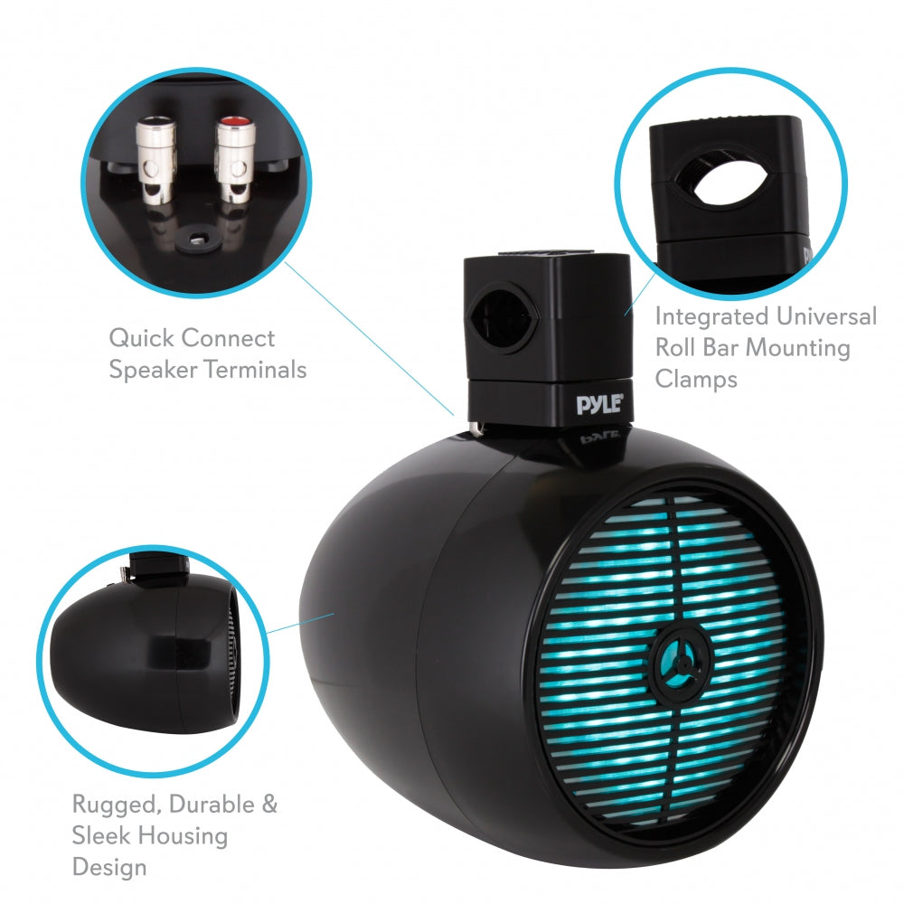 product image number 3 for Pyle 8.0'' Led Wakeboard Tower Speakers