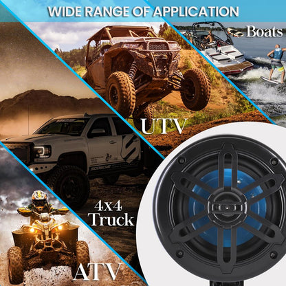 product image number 5 for Pyle Marine Utv Off-Road Speaker