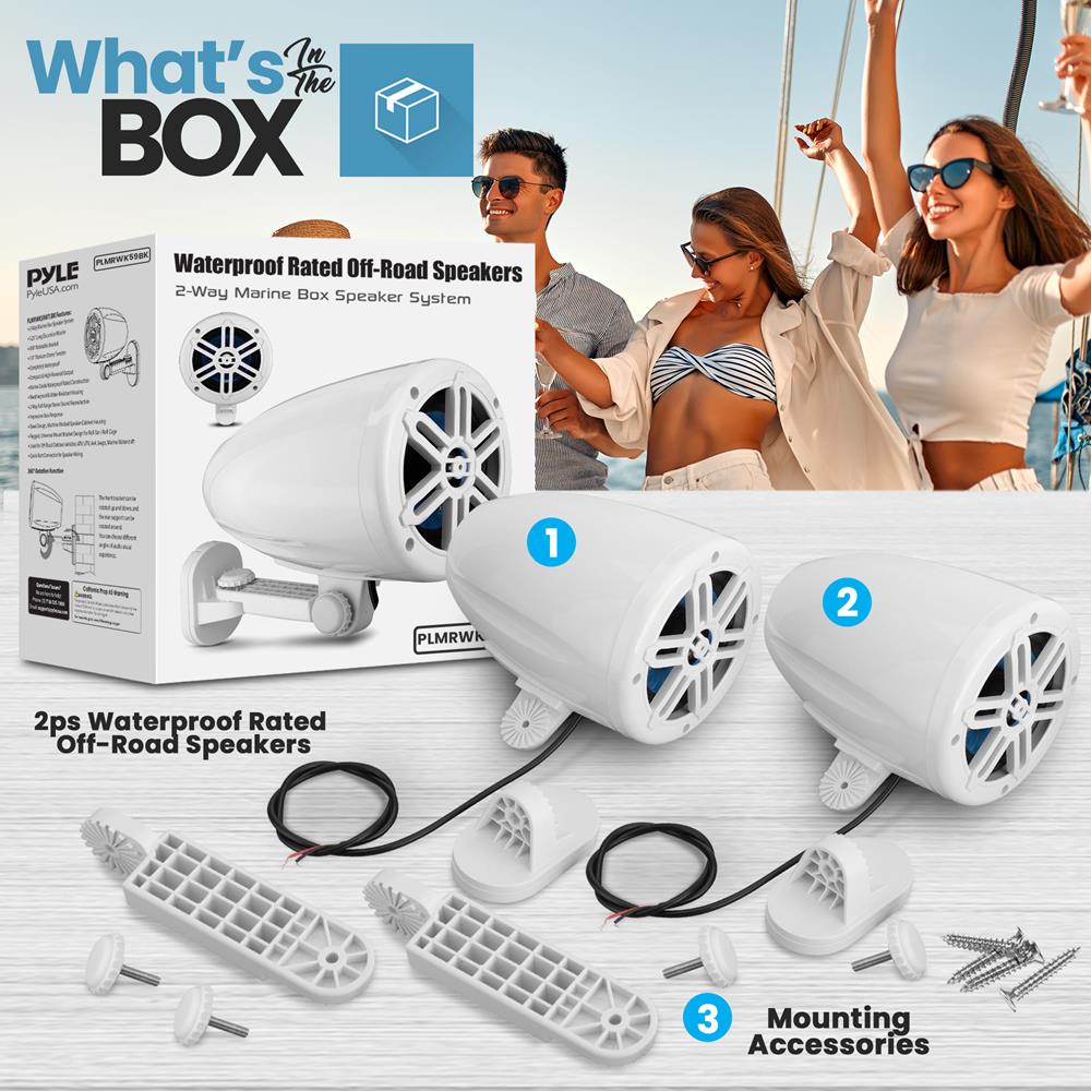 product image number 2 for Pyle Marine Utv Off-Road Speaker