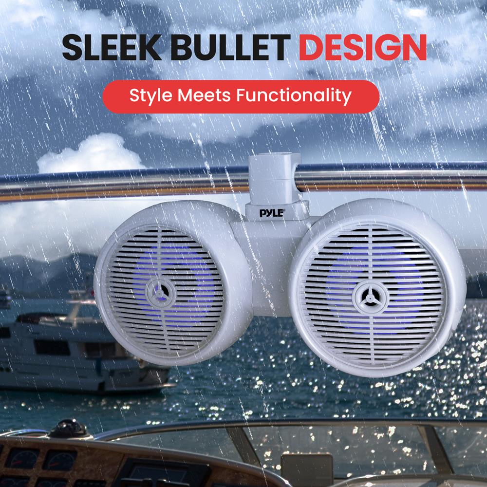 product image number 2 for Pyle Dual Marine Wakeboard Speaker