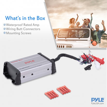 Marine Amplifier 1500W Waterproof 4-Channel IP-65