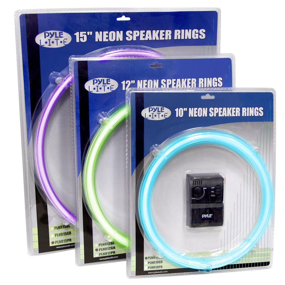 product image number 1 for Pyle Pyle Lite Series 15'' Blue Neon Speaker