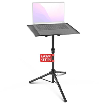 Universal Laptop Device Stand - Height Adjustable Tripod Mount (For Laptop, Notebook, Mixer, Dj Equipment)