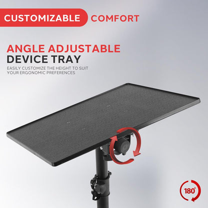 Universal Laptop Device Stand - Height Adjustable Tripod Mount (For Laptop, Notebook, Mixer, Dj Equipment)