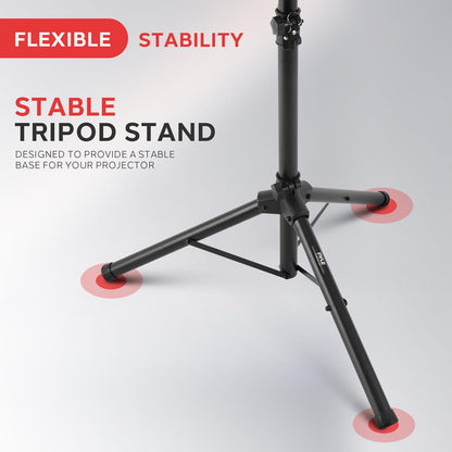 Universal Laptop Device Stand - Height Adjustable Tripod Mount (For Laptop, Notebook, Mixer, Dj Equipment)