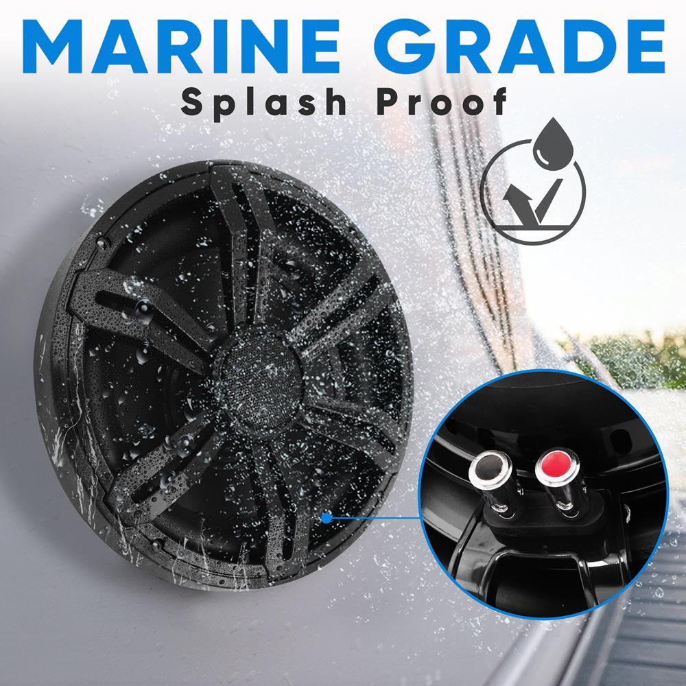 product image number 3 for Pyle 12'' Slim Waterproof Subwoofer