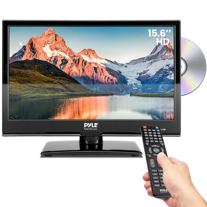 15.6" LED RV TV 1080p FHD Display DVD Combo 12V/24V Adapter