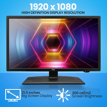 21.5" LED RV TV - FHD Display, DVD Combo, Wall Mountable, 12/24V Adapter