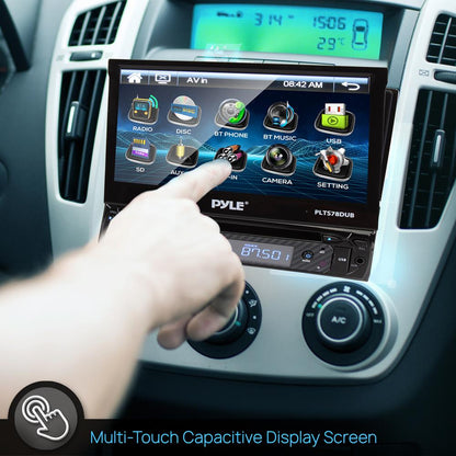 Car Stereo Receiver 7" Touchscreen Bluetooth CD/DVD Player 320W