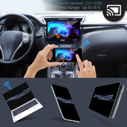 Car Stereo Receiver 7" Touchscreen Bluetooth CD/DVD Player 320W