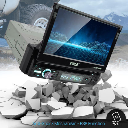 Car Stereo Receiver 7" Touchscreen Bluetooth CD/DVD Player 320W