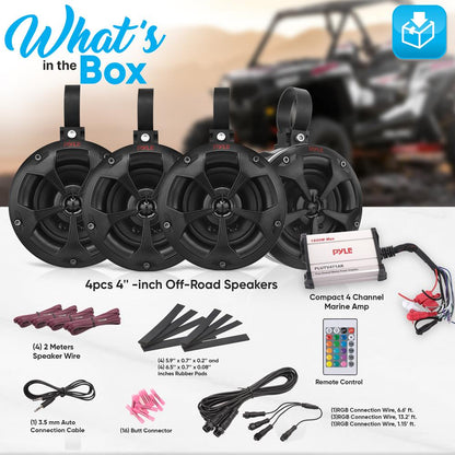 product image number 2 for Pyle Marine Waketower Speaker System