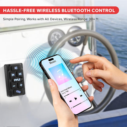 4-Ch. Waterproof Marine Audio Amplifier Kit