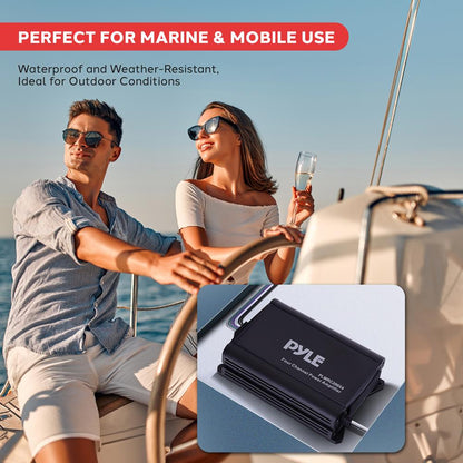 4-Ch. Waterproof Marine Audio Amplifier Kit