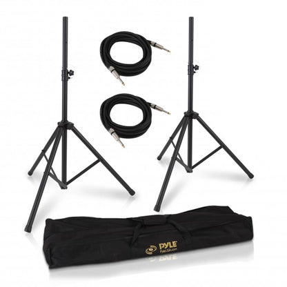 product image number 1 for Pyle Pa Speaker Stands & Cable Accessory Kit