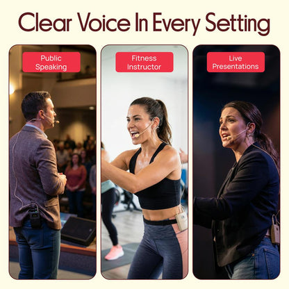 On-Ear Omni Mic, Portable Wired Condenser, Skin Tone