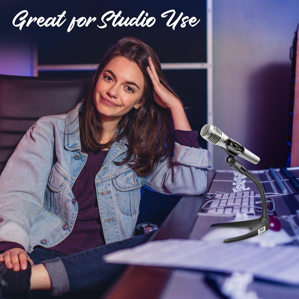 product image number 6 for Pyle 2 Pcs. Desktop Microphone Stands