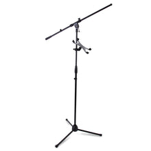 iPad & Mic Stand Holder - Secure Grip, Multi-Angle Adjustment, Sturdy
