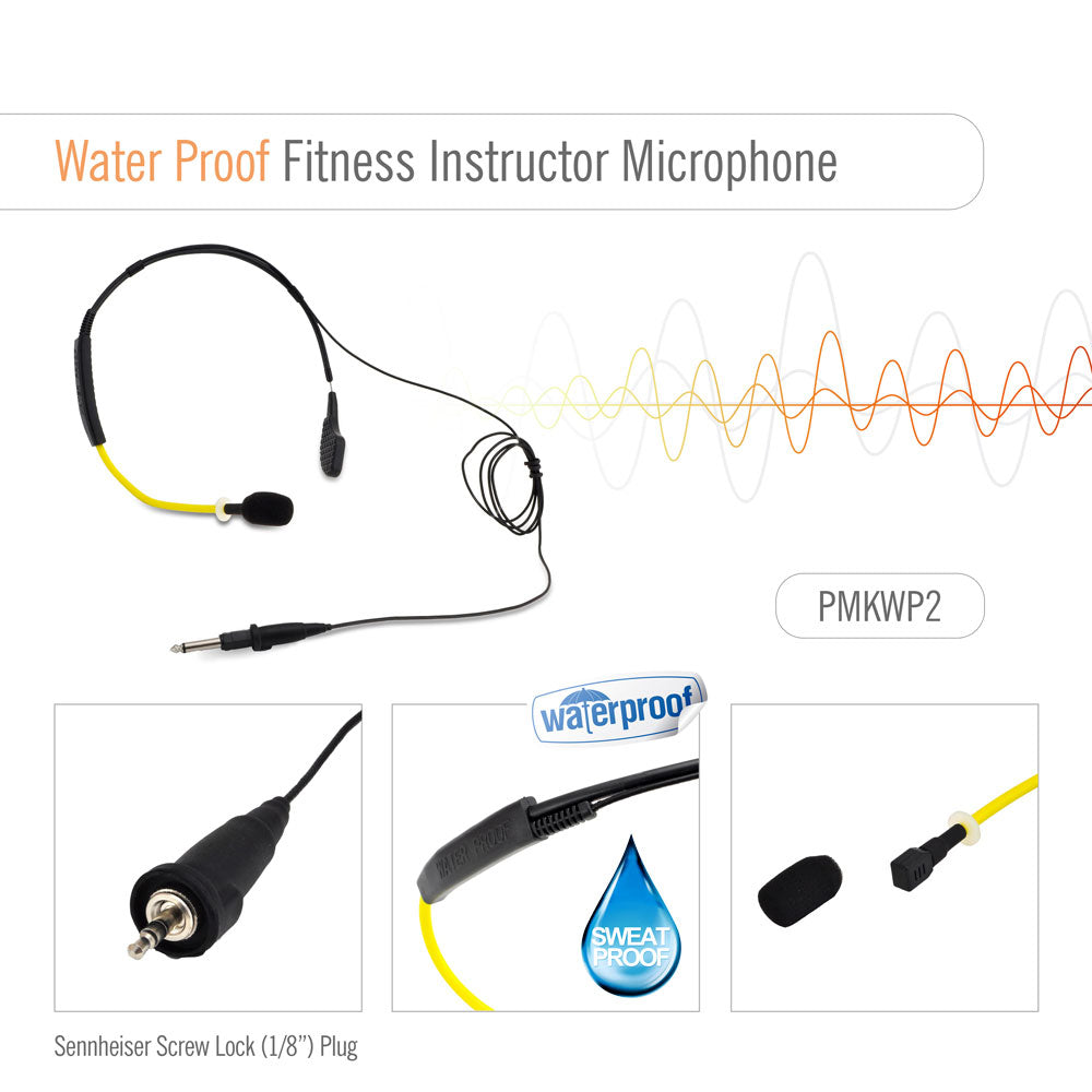 product image number 2 for Pyle Waterproof/Sweatproof Headset Microphone