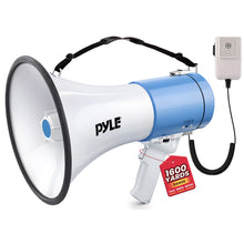 Portable Megaphone Speaker 50W Siren Alarm 1200-Yard Range