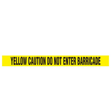 6 Pieces Caution Tape Set 656ft High Visibility Polyethylene Yellow