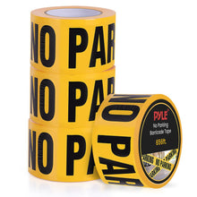 Safety Yellow No Parking Tape Set, 656ft, Polyethylene, High Visibility