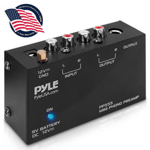 Compact Phono Turntable Preamp with RCA & 1/4'' Outputs
