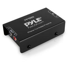 Mini Phono Turntable Preamp - Low Noise, RCA Input/Output, Metal Housing