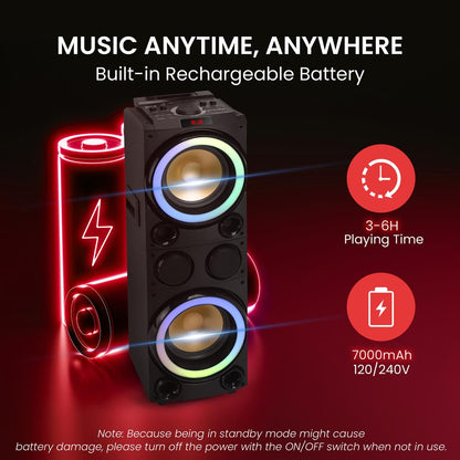 product image number 5 for Pyle Bluetooth Karaoke  Pa Speaker System