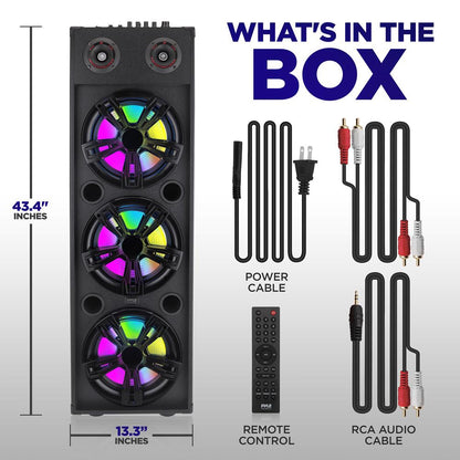 3X10” Wireless Karaoke Pa Speaker System