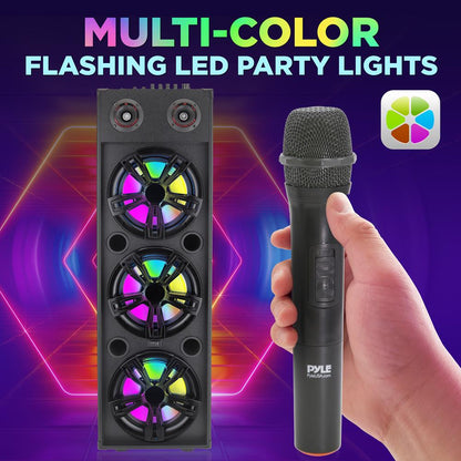 3X10” Wireless Karaoke Pa Speaker System