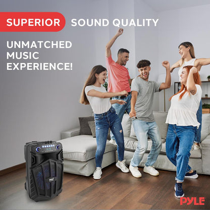 Portable Bluetooth PA Speaker 880W Rechargeable LED Lights