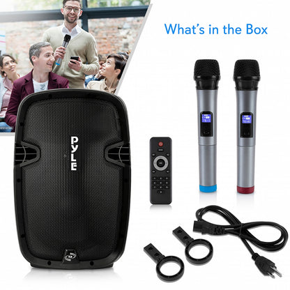 product image number 6 for Pyle 12’’ Bluetooth Pa Speaker & Mic System