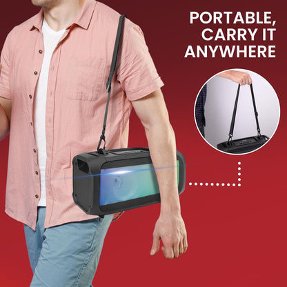 product image number 6 for Pyle Wireless Bt Boombox Stereo Speaker