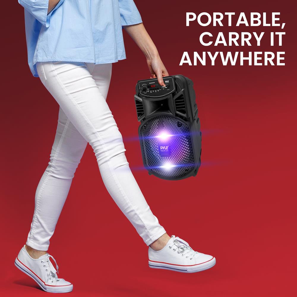 product image number 6 for Pyle 8” Portable Pa Speaker