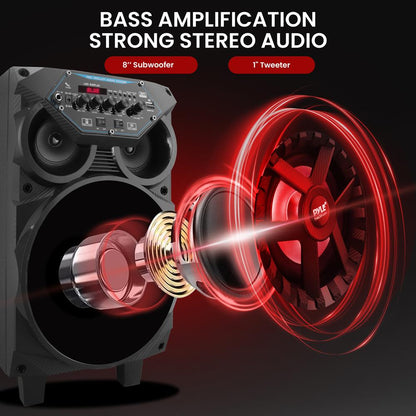 8” Portable Pa Speaker
