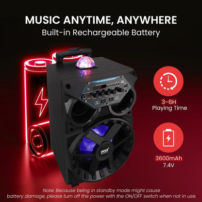 8” Portable Pa Speaker