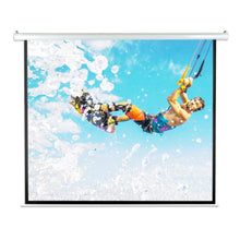 84" Motorized Projector Screen, Electronic Automatic Projection Display, Includes Remote Control