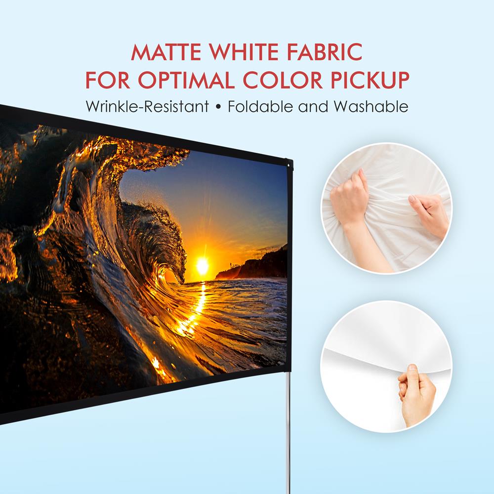 product image number 3 for Pyle Outdoor Projection Screen