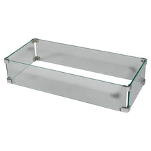 product image number 1 for SereneLife Propane Gas Fire Pit Wind Guard Glass