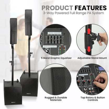 product image number 4 for Pyle Wireless Bt Streaming  Active Pa Speaker