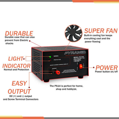 12 Amp Bench Power Supply