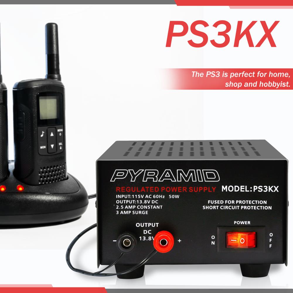 product image number 6 for Pyramid 2.5 Amp Hobbyist Bench Power Supply
